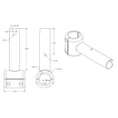 TACO ShadeFin Fixed Clamp-On Mount [T10-3000-11]-Angler's World