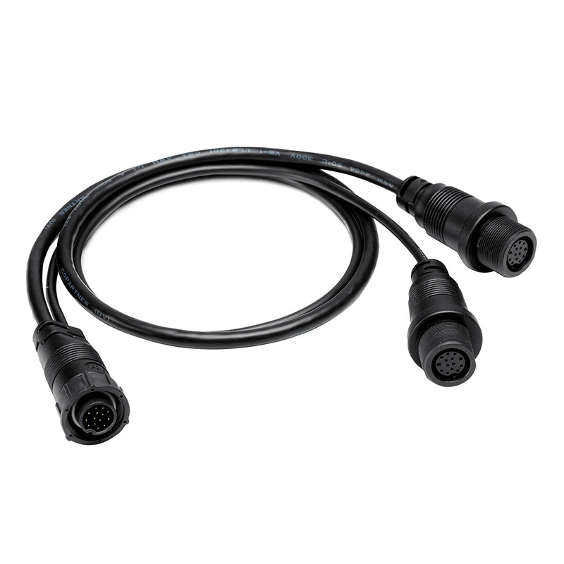 Humminbird 14 M SILR Y - SOLIX/APEX Side Imaging Left-Right Splitter Cable [720112-1]-Angler's World