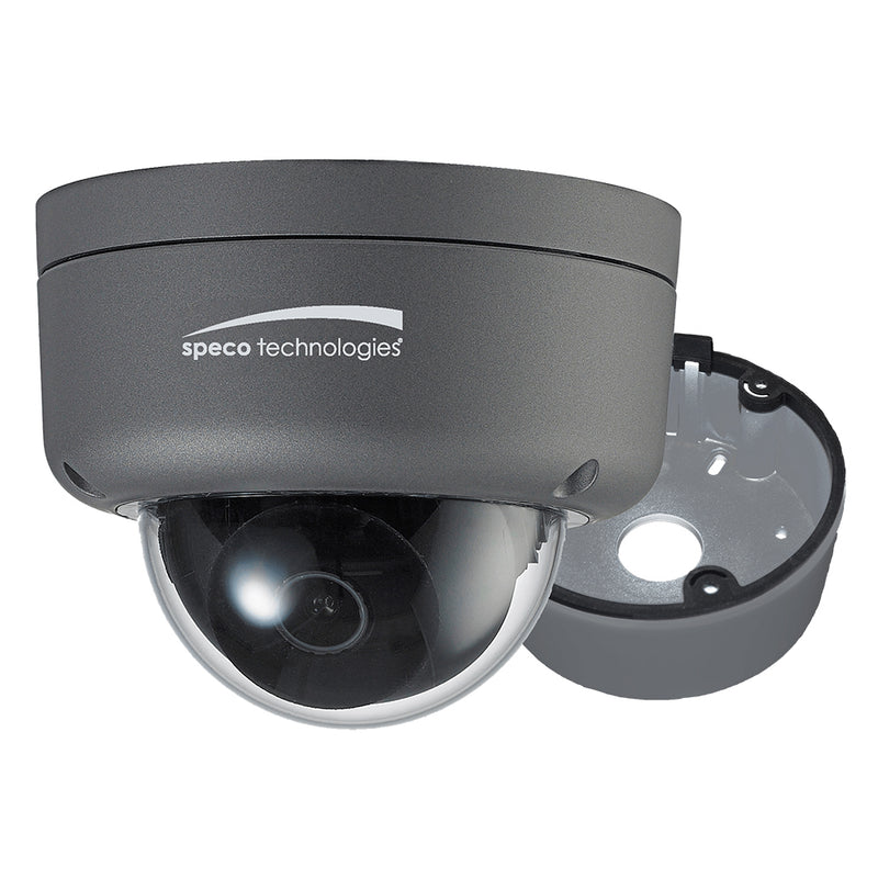 Speco 2MP Ultra Intensifier HD-TVI Dome Camera 3.6mm Lens - Dark Grey Housing w/Included Junction Box [HID8]-Angler's World