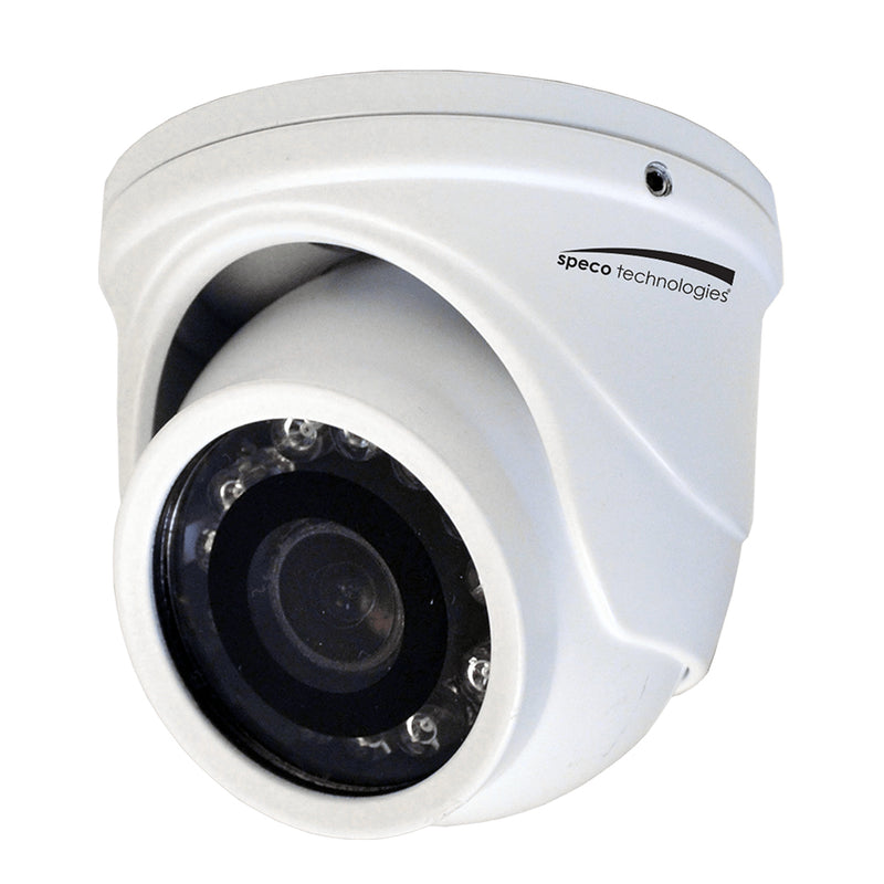 Speco 4MP HD-TVI Mini Turret Camera 2.9mm Lens - White Housing [HT471TW]-Angler's World
