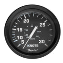 Faria Euro Black 4" Speedometer - 30 Knot (Pitot) [32809]-Angler's World