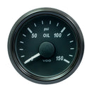 VDO SingleViu 52mm (2-1/16") Oil Pressure Gauge - 150 PSI [A2C3833240030]-Angler's World
