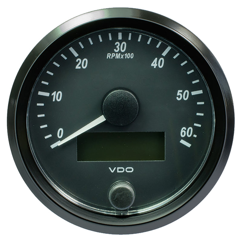 VDO SingleViu 80mm (3-1/8") Tachometer - 6,000 RPM [A2C3833010030]-Angler's World