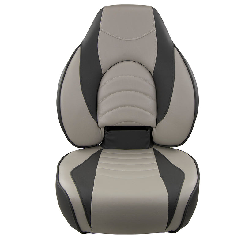 Springfield Fish Pro High Back Folding Seat - Charcoal/Grey [1041634-1]-Angler's World