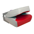 Springfield Economy Multi-Color Folding Seat - Grey/Red [1040655]-Angler's World