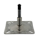 Springfield KingPin 7" x 7" Seat Mount w/Spring - Polished [1614201-PP]-Angler's World