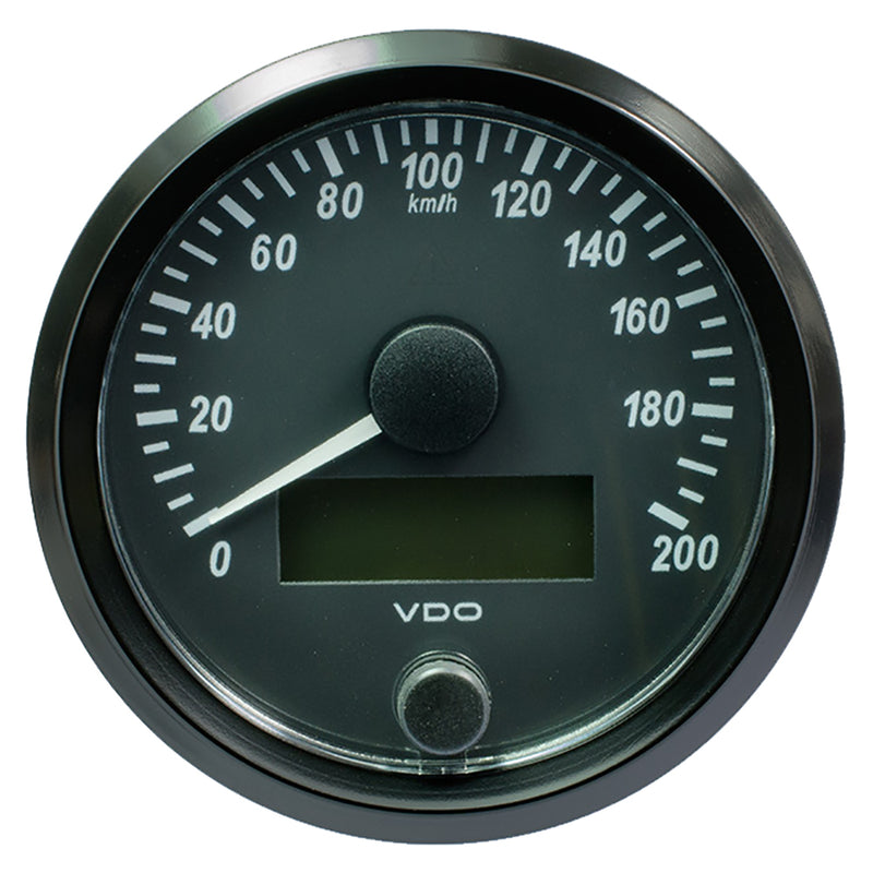 VDO SingleViu 80mm (3-1/8") Speedometer - 200 KM/H [A2C3832940030]-Angler's World