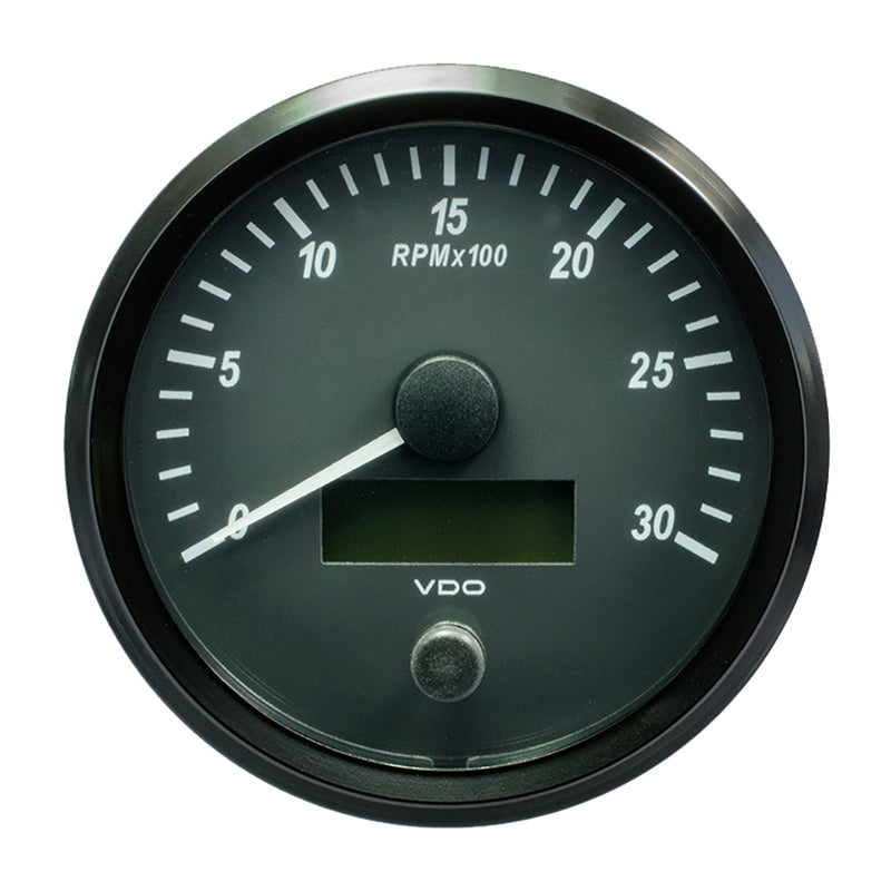 VDO SingleViu 100mm (4") Tachometer - 3000 RPM [A2C3832810030]-Angler's World