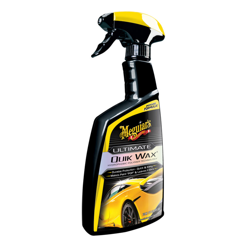 Meguiars Ultimate Quik Wax Increased Gloss, Shine Protection w/Ultimate Quik Wax - 24oz [G200924]-Angler's World