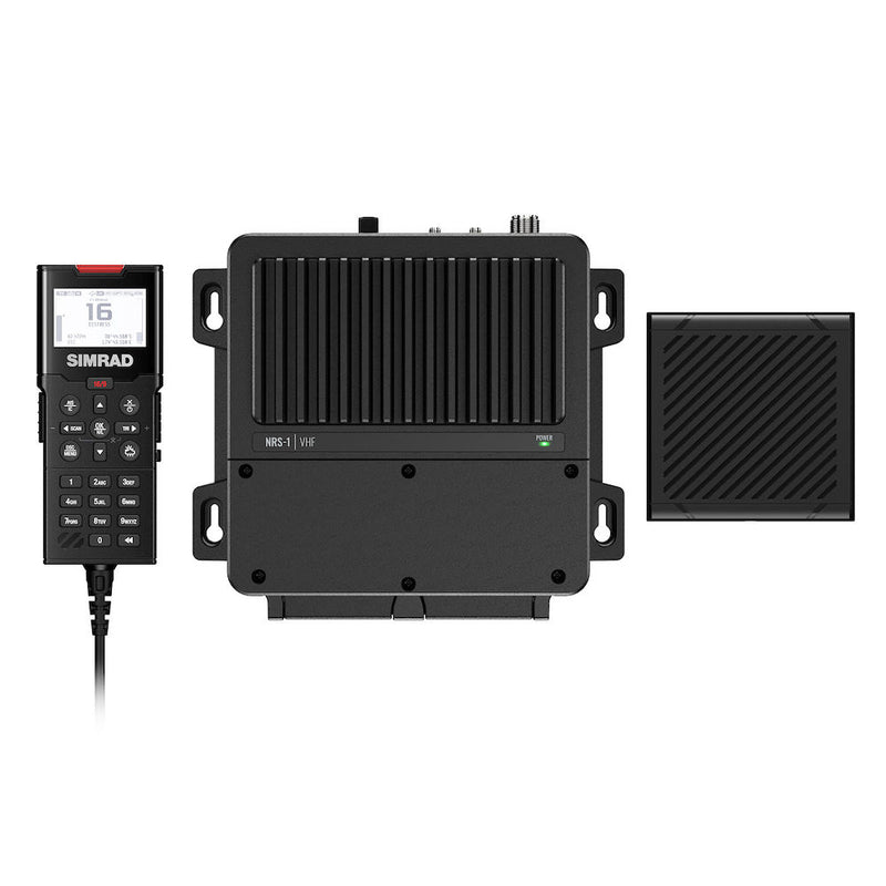 Simrad RS100 VHF Black Box Radio w/Handset Speaker [000-15643-001]-Angler's World