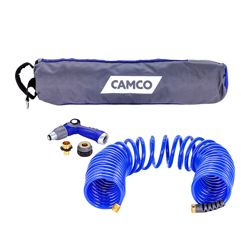 Camco 40 Coiled Hose Spray Nozzle Kit [41982]-Angler's World