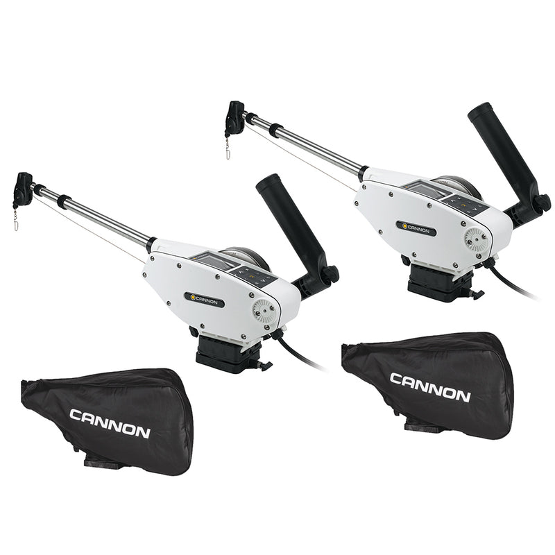 Cannon Optimum 10 Tournament Series (TS) BT Electric Downrigger 2-Pack w/Black Covers [1902340X2/COVERS]-Angler's World