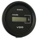 VDO Cockpit Marine 52mm (2-1/16") LCD Hourmeter - Black Dial/Chrome Bezel [331-546]-Angler's World