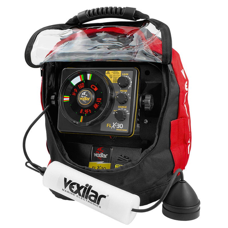 Vexilar UP30PV Ultra Pack Combo w/Broadband Transducer, Lithium Ion Battery Charger [UPLI30BB]-Angler's World