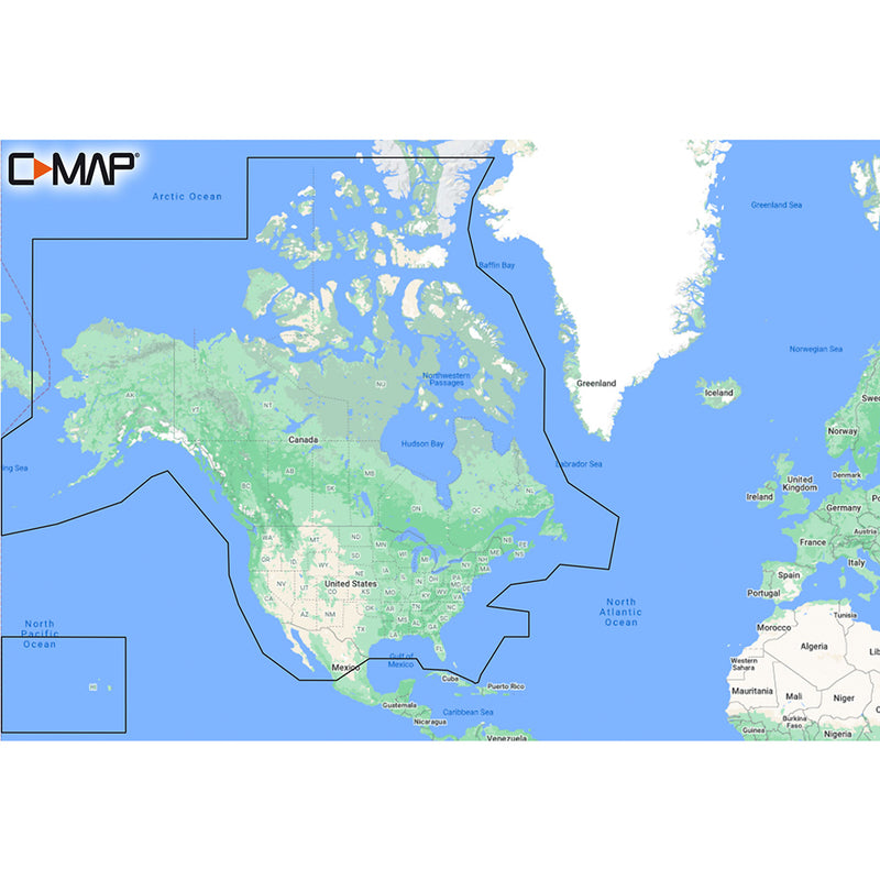 C-MAP M-NA-Y200-MS DISCOVER North America [M-NA-Y200-MS]-Angler's World