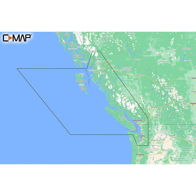 C-MAP M-NA-Y207-MS Columbia Puget Sound REVEAL Coastal Chart [M-NA-Y207-MS]-Angler's World