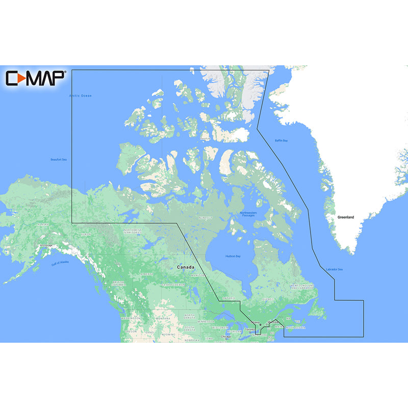 C-MAP M-NA-Y209-MS Canada North East REVEAL Coastal Chart [M-NA-Y209-MS]-Angler's World