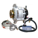 Balmar Alternator 100 AMP Kit 12V 3.15" Dual Foot Saddle Single Vee Pulley Regulator Temp Sensor [60-YP-MC-100-SV]-Angler's World