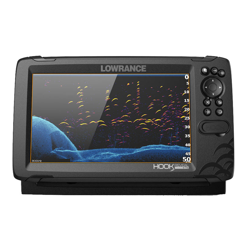 Lowrance HOOK Reveal 9 Combo w/TripleShot Transom Mount C-MAP Contour+ Card [000-15851-001]-Angler's World