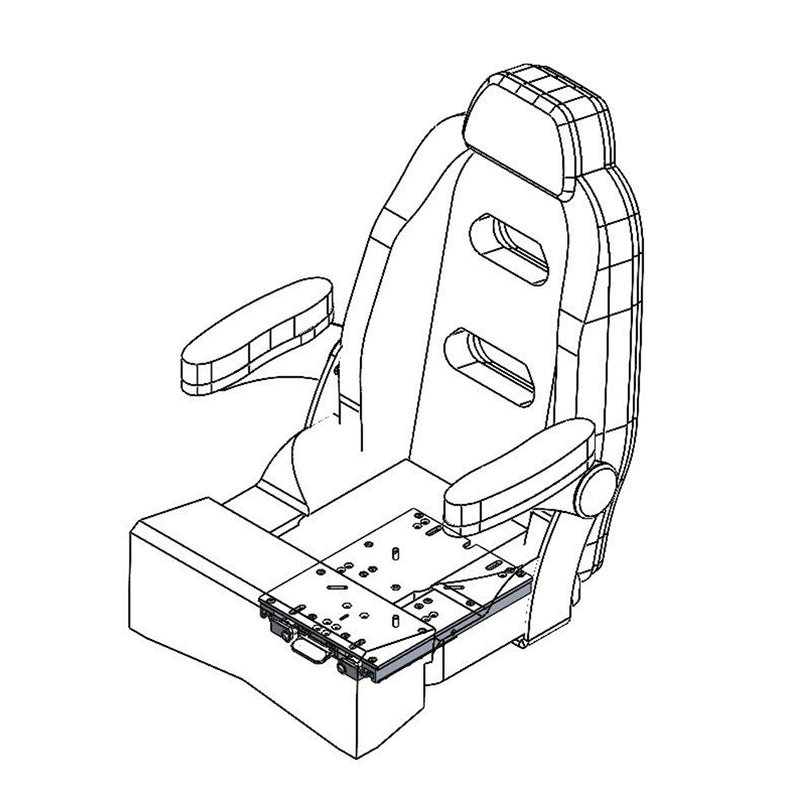 TACO Low Profile Adjustable Seat Slide [M20-1013A]-Angler's World