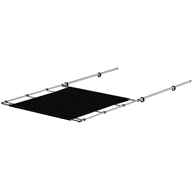SureShade PTX Power Shade - 69" Wide - Stainless Steel - Black [2021026252]-Angler's World