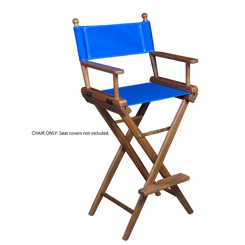 Whitecap Captains Chair w/o Seat Covers - Teak [60039]-Angler's World