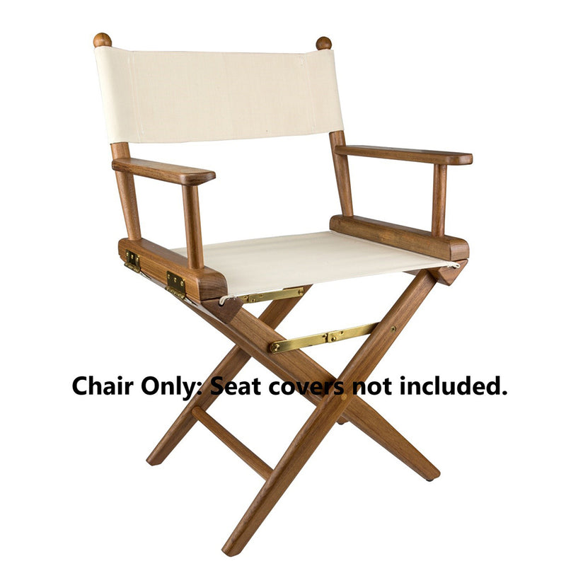 Whitecap Directors Chair w/o Seat Covers - Teak [60040]-Angler's World