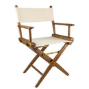 Whitecap Directors Chair w/Natural Seat Covers - Teak [60044]-Angler's World