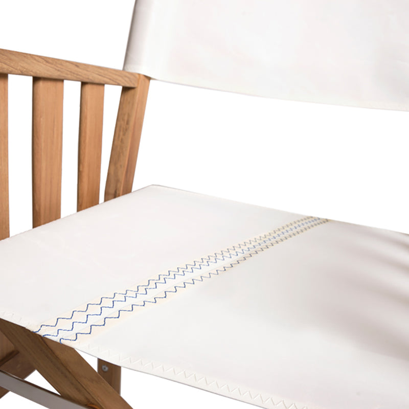 Whitecap Directors Chair II w/Sail Cloth Seating - Teak [61054]-Angler's World