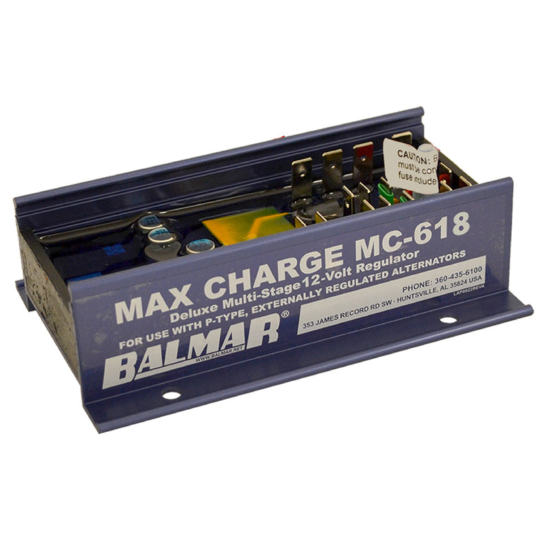 Balmar Max Charge MC618 Multi-Stage Regulator w/o Harness - 12V [MC-618]-Angler's World