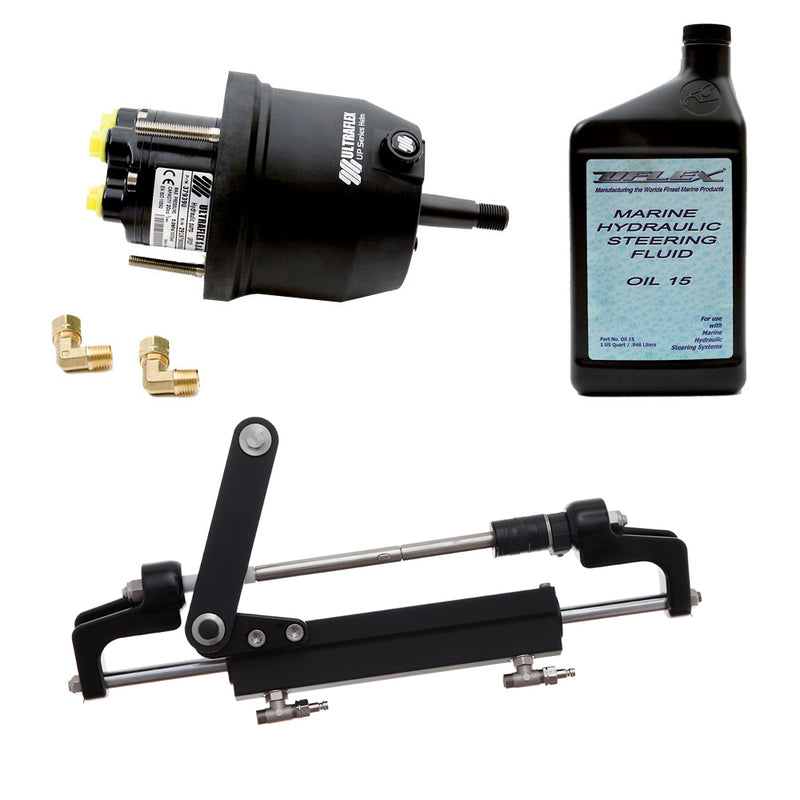 Uflex HYCO 1.1 Front Mount OB System up to 175HP - Includes UP20 FM Helm, 2qts of Oil, UC95-OBF Cylinder [HYCO 1.1]-Angler's World