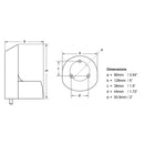 Hella Marine NaviLED PRO Deck Mount Adapter - White [241287812]-Angler's World