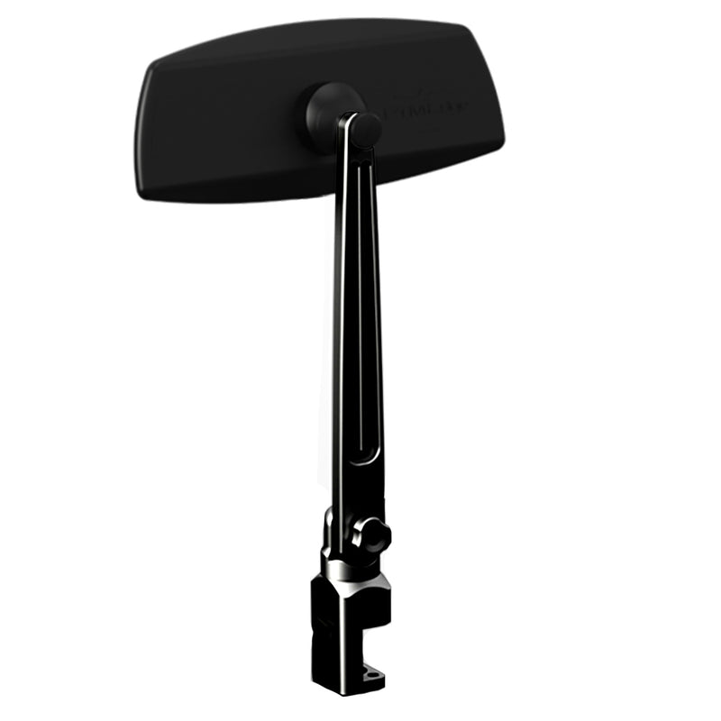 PTM Edge Pontoon Mirror/Bracket Kit w/VR-100 Pro PCX-200 (Black) [P13157-200TEBBK]-Angler's World