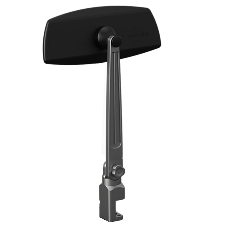 PTM Edge Pontoon Mirror/Bracket Kit w/VR-100 Pro PCX-200 (Titanium Grey) [P13157-200TEBGR]-Angler's World