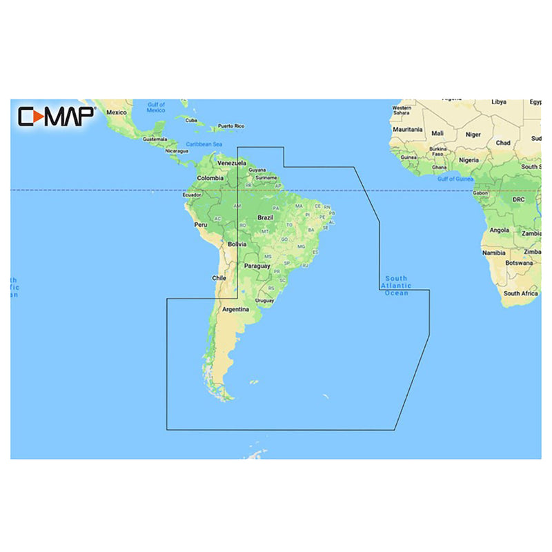 C-MAP REVEAL Chart - South America - East Coast [M-SA-Y501-MS]-Angler's World