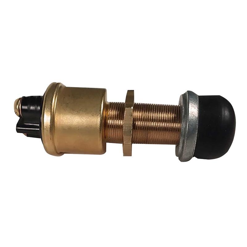 Raritan Heavy-Duty Push Button Switch - Brass [164000BR]-Angler's World