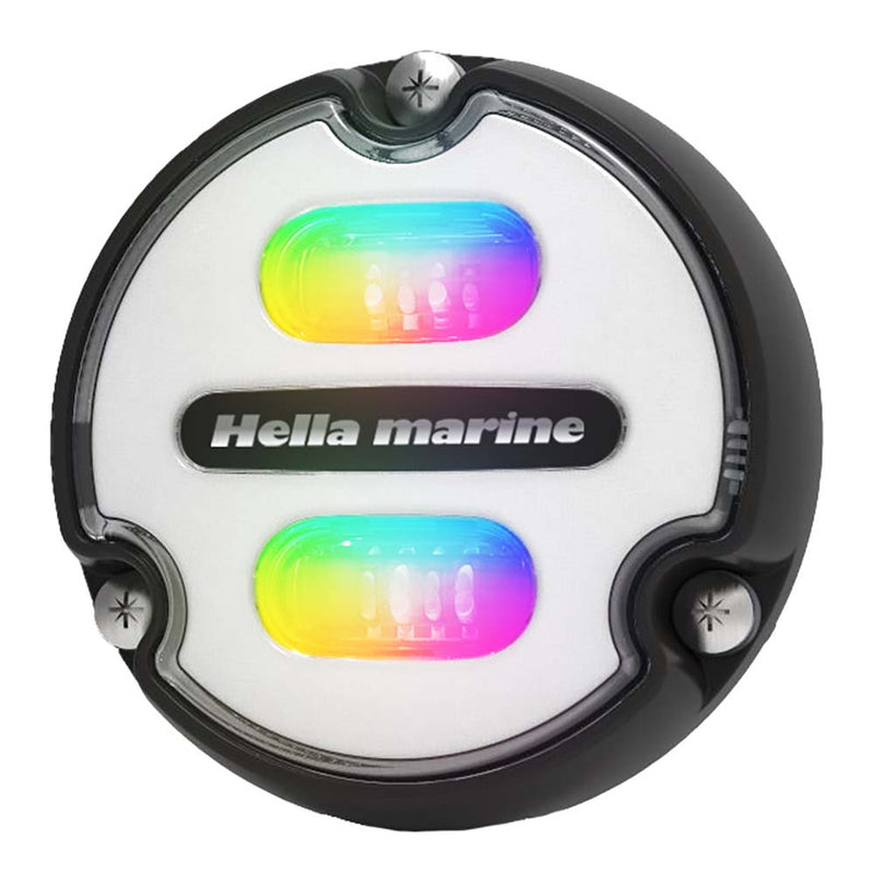 Hella Marine Apelo A1 RGB Underwater Light - 1800 Lumens - Black Housing - White Lens [016146-011]-Angler's World