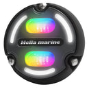 Hella Marine A2 RGB Underwater Light - 3000 Lumens - Black Housing - Charcoal Lens w/Edge Light [016148-001]-Angler's World