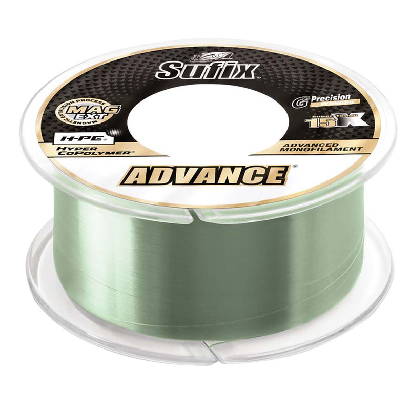 Sufix Advance Low-Vis Green Monofilament - 14lb - 1200yds [604-1014G]-Angler's World