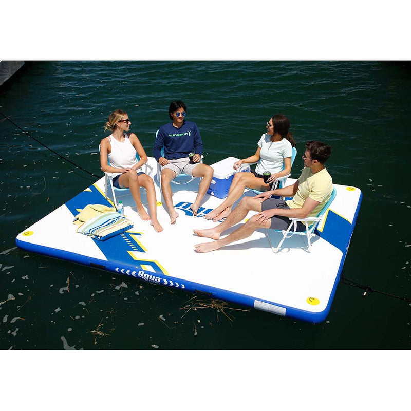 Aqua Leisure 10 x 8 Inflatable Deck - Drop Stitch [APR20924]-Angler's World
