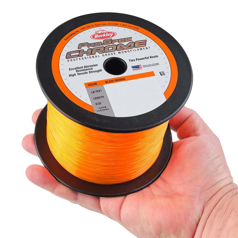 Berkley ProSpec Chrome Blaze Orange Monofilament - 60 lb - 1000 yds - PSC1B60-80 [1544001]-Angler's World