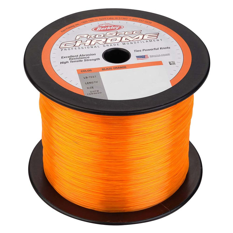 Berkley ProSpec Chrome Blaze Orange Monofilament - 30 lb - 1000 yds - PSC1B30-80 [1543998]-Angler's World