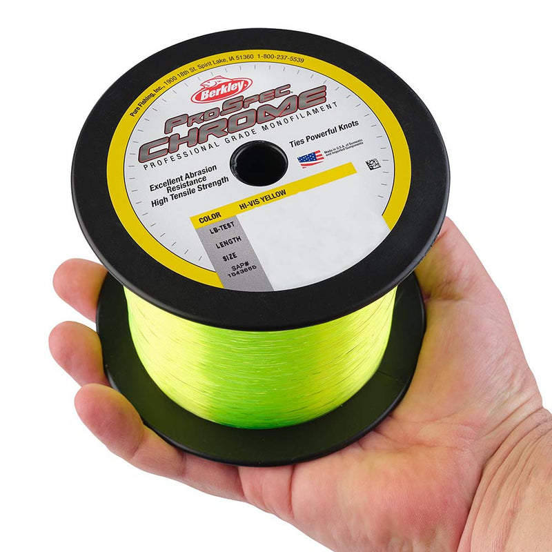 Berkley ProSpec Chrome Hi-Vis Yellow Microfilament - 12lb - 1000 yds - PSC1B12-HVY [1543662]-Angler's World
