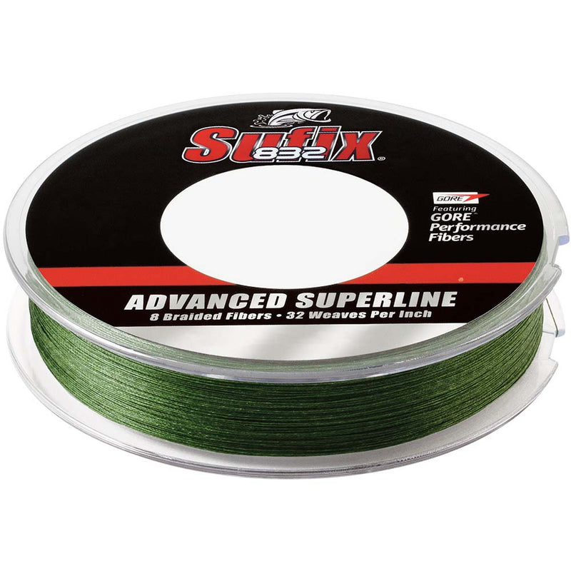 Sufix 832 Advanced Superline Braid - 30lb - Low-Vis Green - 300 yds [660-130G]-Angler's World