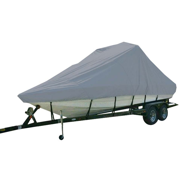 Carver Sun-DURA Specialty Boat Cover f/20.5 Sterndrive V-Hull Runabout/Modified Boats - Grey [83120S-11]-Angler's World