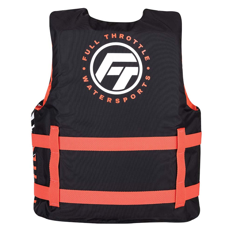 Full Throttle Youth Nylon Life Jacket - Pink/Black [112200-105-002-22]-Angler's World
