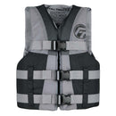 Full Throttle Teen Nylon Life Jacket - Grey/Black [112200-701-010-22]-Angler's World