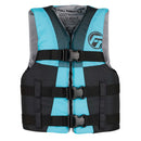 Full Throttle Teen Nylon Life Jacket - Aqua/Black [112200-505-010-22]-Angler's World