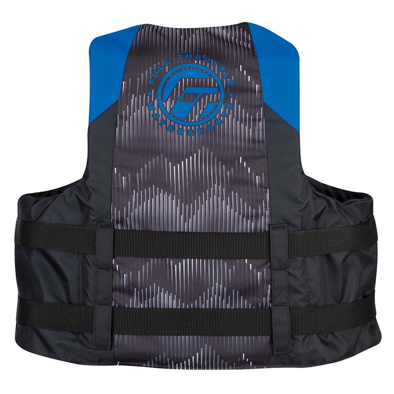 Full Throttle Adult Nylon Life Jacket - 2XL/4XL - Blue/Black [112200-500-080-22]-Angler's World