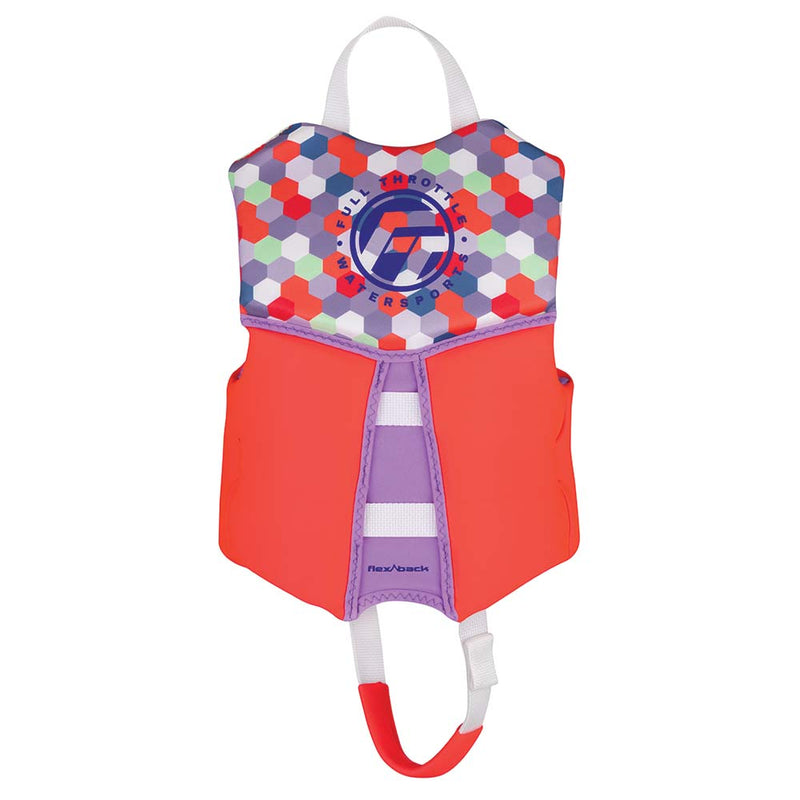 Full Throttle Child Rapid-Dry Flex-Back Life Jacket - Pink [142500-105-001-22]-Angler's World